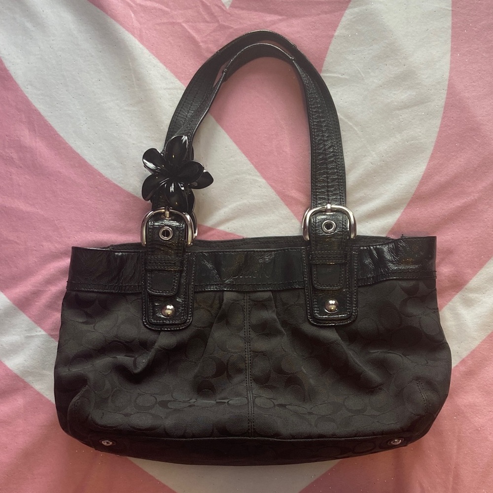 Vintage Coach Black Shoulder Bag ‼️sold‼️